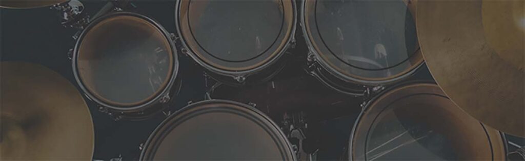 Top view drum set Image